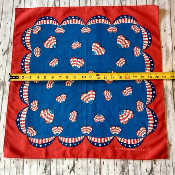 NWOT I ❤️💙 AMERICA! 🇺🇸USA Bandana/face mask 😷 - Picture 4 of 6